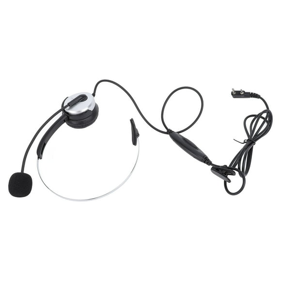 Single Side Earphone, Comfortable 2 Way Radio Earphone Lightweight for Chatting