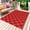 Red, variant on Red White Stripes Outdoor Rug 4x6 Ft - Reversible Patio Rug Outdoor Camping Rugs, Simple Geometric Modern Monochrome Washable Indoor Outdoor Area Rugs, Non-Slip Outdoor Carpet Runner for Deck/Porch