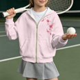 thumbnail image 3 of Grblisyd Christmas Zip Up Hoodies for Girls Kids Long Sleeve Comfy Jackets Hooded Sweatshirt for Fall Everyday Wear, 3 of 6