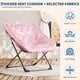 thumbnail image 4 of Yeshouse Sillón plegable extragrande y cómodo, con acento de piel sintética, para leer y relajarse, con estructura de metal, ideal para sala de estar, dormitorio y dormitorios, 4 of 8