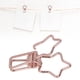 thumbnail image 4 of Clips de Carpeta de Estrellas Lindo Dibujo Animado Hueco Fuerza de Sujeción Fuerte Abrazaderas de Papel de Metal Resistente Alambre para Billetes de Cuenta de Oficina Hojas ANGGREK Otros, 4 of 8