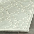 thumbnail image 3 of SAFAVIEH Chatham Jaymz Geometric Wool Runner Rug, Grey/Ivory, 2'3" x 9', 3 of 9
