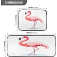 thumbnail image 3 of Pink Flamingo Anti Fatigue Mats for Kitchen Floor,Set of 2 Non Skid Washable Waterproof Anti Kitchen Floor Mats for Kitchen Office Laundry Room Bathroom (19"x27"+19"x47") Home Decor, 3 of 7
