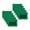 Green, variant on Home Savings and Storage Items Clearance!Pcksrro 10pc Cloth Eyelet Binder B5 Office Storage File Bag With Three Holes and Zipper Pen Bag