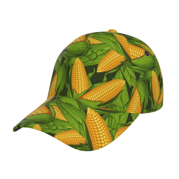 Balery Fresh Corn 1 Gorra de béisbol de tamaño ajustable para correr, entrenar y actividades al aire libre. Gorra de papá para todas las estaciones.