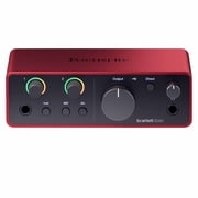 Focusrite Scarlett Solo 4th Gen USB Audio Interface with Cables Package