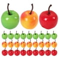thumbnail image 1 of 30 Pcs Mini Faux Fruits Pommes Petites Artificielles Réalistes Vivantes Simulation Pommes Mini Mousses Pommes, 1 of 9