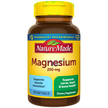 Nature Made Magnesium 250 mg , 90 Softgels