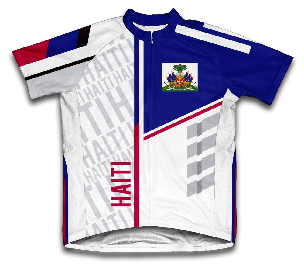 ScudoPro Haiti Men's Cycling Jersey - Short Sleeve, Breathable & Moisture-Wicking