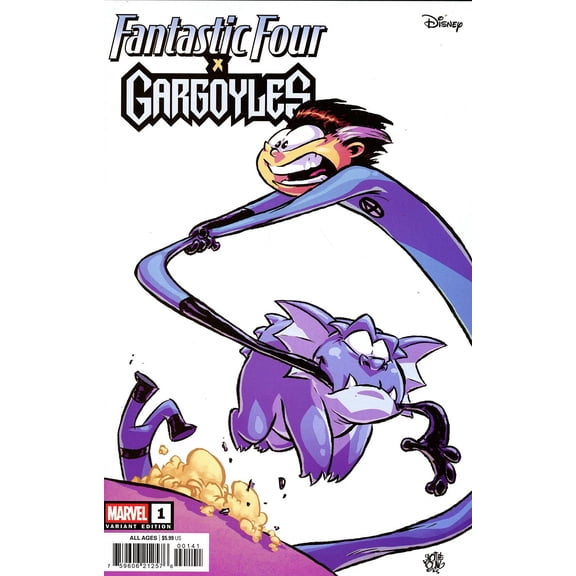 Fantastic Four/Gargoyles #1C VF ; Marvel Comic Book