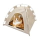 thumbnail image 4 of Tienda portátil para mascotas - Casita plegable para perros al aire libre con cama extraíble para acampada, playa, senderismo y picnic, 4 of 5