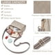 thumbnail image 4 of Bolso bandolera BOSTANTEN pequeño con triple cremallera para teléfono móvil, gris, 4 of 7