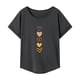 thumbnail image 1 of Camiseta para Mujer Verano Mujer Cuello Redondo Manga Corta Top para Viajes en la Playa XL, 1 of 7