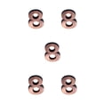 thumbnail image 3 of Monstrate Números de casa para el hogar exterior Exquisito Número de puerta pequeña Galvanoplastia Signos numéricos Marca de puerta Número 8 Type2 NO2 Monstrate CBP206988, 3 of 5