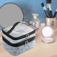 thumbnail image 4 of Neceser de viaje shamjiam Organizador de Doble Cremallera PU TPU, 4 of 7