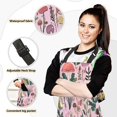 thumbnail image 2 of Dreamtimes Mushroom Leaves Oven Mitts and Pot Holders with Chef Apron,Set of 5 Heat Resistant Kitchen Gloves and Silicone Non-Slip Potholders Adjustable Neck Buckle Chef Apron, 2 of 6