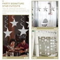thumbnail image 2 of Raindrops 60Pcs Silver Paper Star Decoration for Anniversary Valentine's Party Scene, 2 of 6