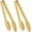 Gold, variant on ZDWQFA Gold Serving Tongs Non-slip Stainless Steel Buffet Tongs (2 Count)