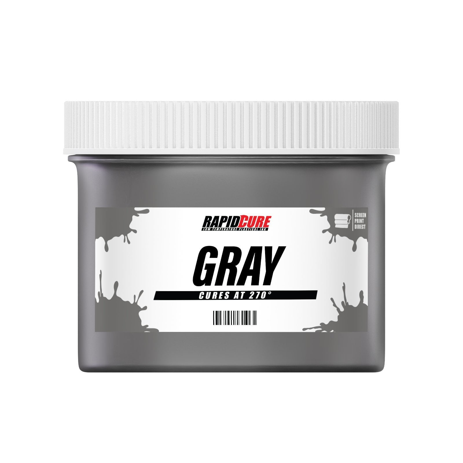 Rapid Cure Gray Plastisol Ink for Screen Printing Low Temperature Fast Curing Ink by Screen