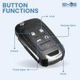 thumbnail image 3 of Simple Setup 2 Flip Key Fob Replacement Fits for Chevy Equinox Camaro 2010 2011 2012 2013 2014 2015 2016 2017 2018 2019 Cruze Malibu Impala Sonic Terrain Buick Regal Verano Encore Keyless Entry, 3 of 5