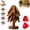 Brown, variant on Walnut Wood Trivet Set with Stand, Tree Shaped Heat Resistant Pot Holders for Kitchen, 3 Coasters and Display Stand for Hot Dishes, Handcrafted Tabletop Protection