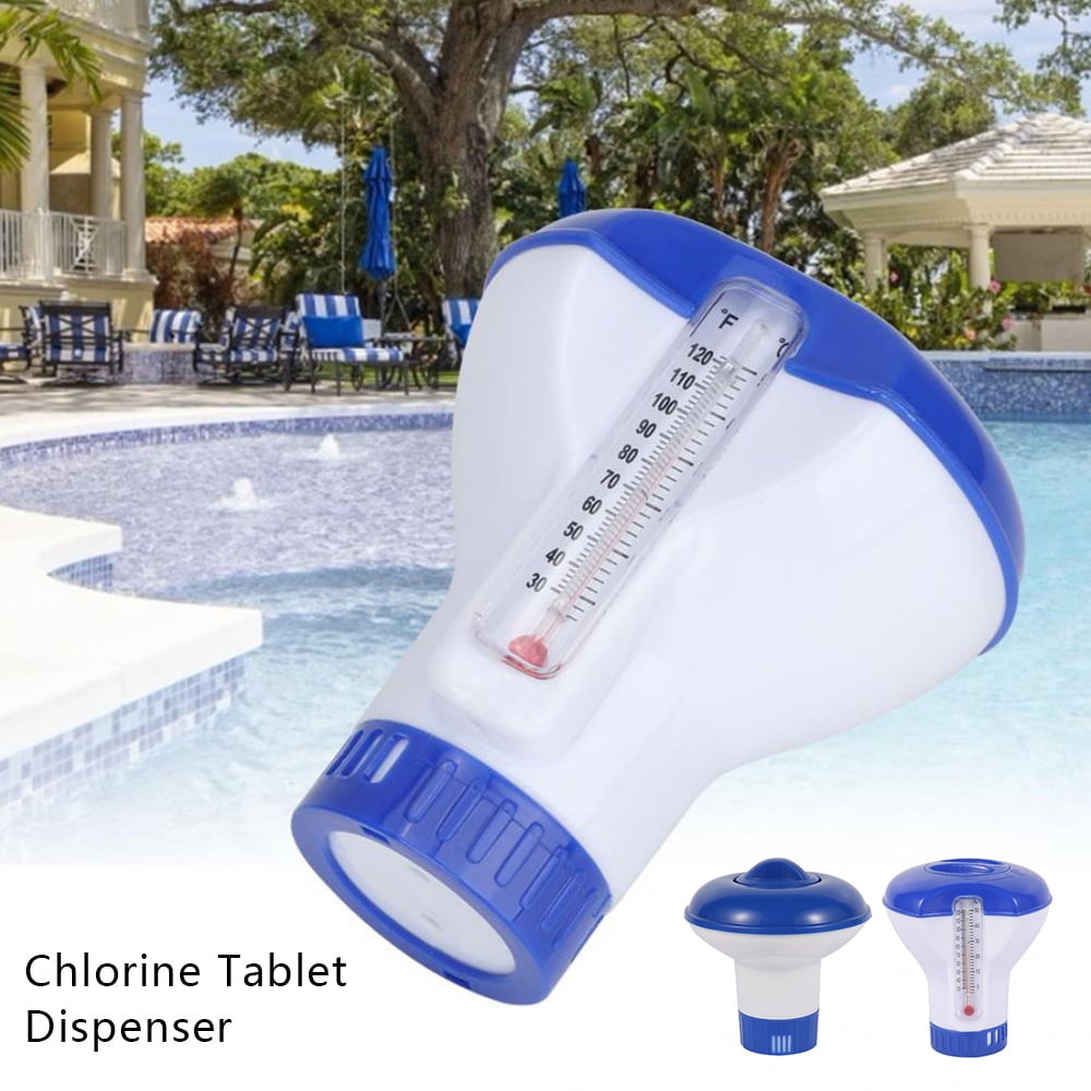 CIVG Large Pool Chemical Dispenser with Thermometer Chlorine Dispenser