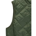 thumbnail image 4 of INSPIRE CHIC Women's Outerwear Vests Stand Collar Padded Gilet Zip Vest XS Green, 4 of 6