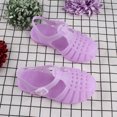 thumbnail image 7 of Fridja Toddler Sandles Girls Jelly Sandals Rubber Sole Closed Toe Princess Flat Summer Shoes for 1-4 Years Old Kids, 7 of 7