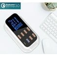thumbnail image 5 of Quick Charge QC3.0 Type-C 8-Port USB Wall Charger Station LCD Display For i Pad, 5 of 10