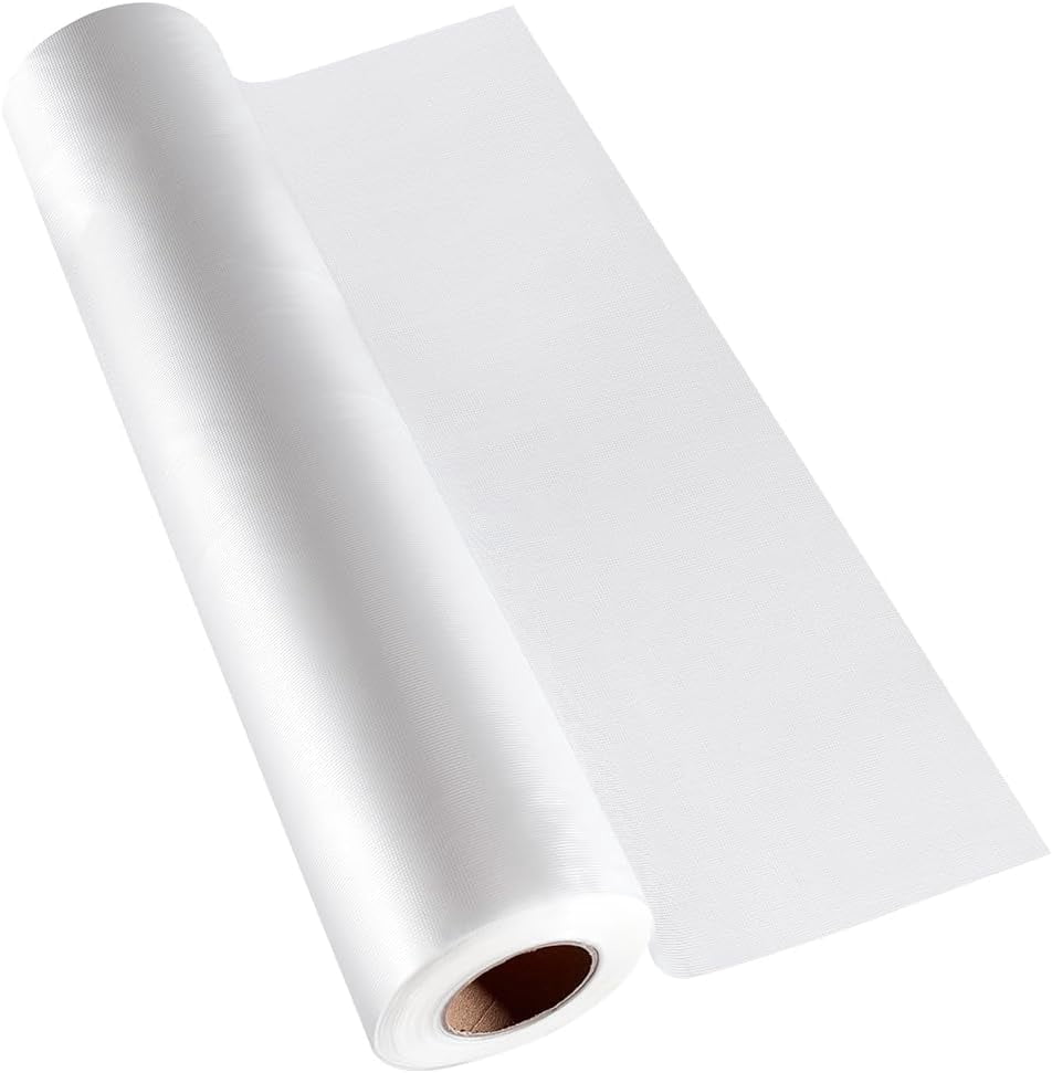 Cloth 11.8 inch x 50 Yard Water Embroidery Stabilizer Clear Water Soluble Stabilizer Film Transparent Wash Away Topping for Embroidery Machine Hand Sewing Towels Cloth