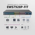 thumbnail image 4 of Conmutador EnGenius EWS7928P-FIT de 24 puertos Gigabit PoE+ de 240 W, 4 of 7
