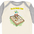 thumbnail image 4 of Inktastic I'm on Beach Time with Sandbox and Beach Chair Boys or Girls Long Sleeve Baby Bodysuit, 4 of 5
