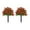 Red, variant on Set of 2 Christmas Boxwood Topiary Ball Tree Outdoor Decoration, 22Inch Artificial Topiaries Tree with Flowers and Spike, Fake Plants Shrubs Bushes Greenery for Planters Urn Filler Porch Potted
