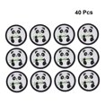 thumbnail image 3 of Minkissy 40Pcs Festive Paper Plates Multi Color Panda Decorations for Birthday and Anniversary Events, 3 of 8