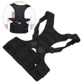 thumbnail image 3 of Convenient Posture Corrector, Correction Belt, Breathable Lightweight For Kyphosis Posture Correct 2XL Black, 3 of 8