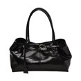 thumbnail image 1 of Bolso de hombro, estilo coreano, de piel sintética, para llevar debajo del brazo, ideal para el trabajo de niñas y mujeres. Negro, 1 of 8