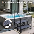 thumbnail image 2 of GloryStar RV Portable Step Ladder with Handrails, Non-Slip Mats for Hot Tubs, Porches, and Camper Entry, 2 of 7