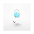 thumbnail image 1 of NS Novelties Cosmic Glams Silicone Glass Anal Plug, Medium, Blue, 1 of 5