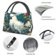 thumbnail image 4 of Disketp Tropical Parrot Floral Artwork Bolsa Térmica Estampada, Bolsa Térmica Aislante para Almuerzo, Playa y Campamento, 4 of 6