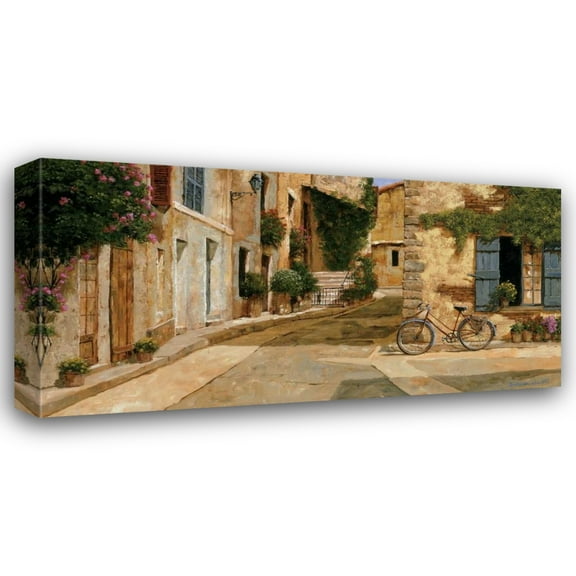 Gilles Archambault 24x14 Gallery Wrapped Canvas Wall Art Titled - La Livraison
