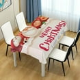 thumbnail image 7 of 54"x72" Santa Claus Tablecloth, Waterproof Washable Polyester Square Table Cover, Durable Tablecloth for Kitchen Dining Table Party Decor, 7 of 7