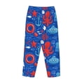 thumbnail image 3 of Lsque Nautical Animals Print Women's Pajama Pants, Lounge Pant - Comfortable Home Wear,Elastic Waistband, Stylish Design-XX-Large, 3 of 9