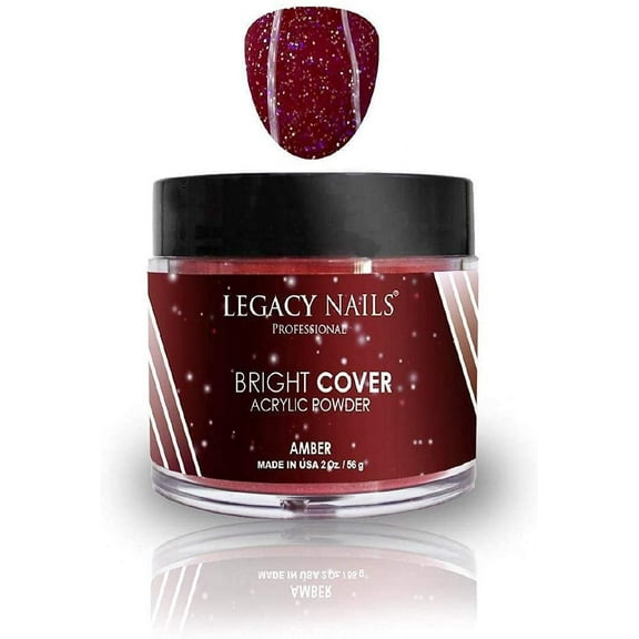 Legacy Nails Bright Cover Acrylic Powder - Amber (2oz)
