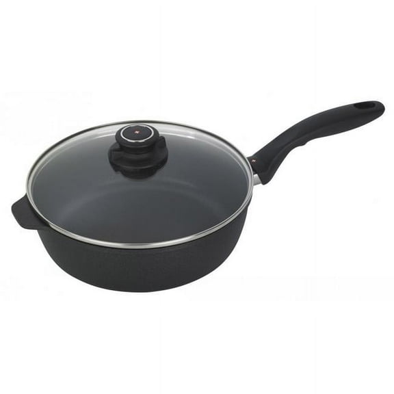 Swiss Diamond XD6724C 3.2 qt. 9.5 in. XD Nonstick Saute Pan with Lid, Black