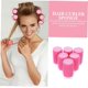 thumbnail image 3 of 12pcs Self Adhesive Hair Sponge Rollers No Heat Curlers for Women Soft Sleep Styling in Rosy Blue, 3 of 4