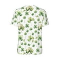 thumbnail image 2 of Daiia St Patrick's Day3 Mens Baseball Jersey Button Down Shirts Short Sleeve Sports Uniforms-Small, 2 of 9