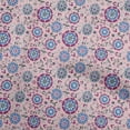 thumbnail image 1 of oneOone Rayon Light Pink Fabric Asian Suzani Craft Projects Decor Fabric Printed By The Yard 56 Inch Wide, 1 of 5