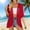 Swim-44Red, variant on Gamivast Swim Cover up for Women Chiffon Open Front Beach Coverups Lightweight Kimono Cardigan Sun Protection Resort Wear Vacation Poolside Beach to Boardwalk