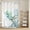 Aqua, Teal, Seafoam, variant on Coastal Crab No Hook Shower Curtain with Snap in Liner, Waterproof Fabric Shower Curtains, Nautical Seaweed Turquoise Marine Life Shower Curtain Set Top See Through for Bathroom 60"x72"