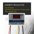 thumbnail image 6 of Digital Humidity Controller Hygrometer Control Switch 0~99%Rh Hygrostat With Sensor AC220V, 6 of 6